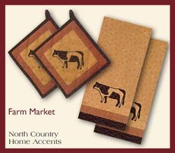 Park Designs 'Farm Market' Cows Country Kitchen Linen Set