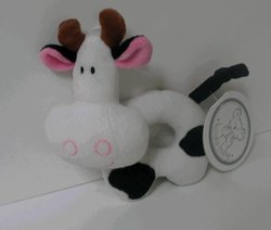 Cow Baby Rattle