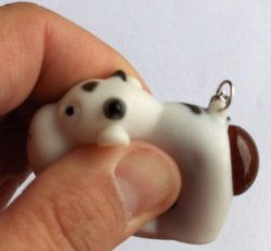 Naughty Pooing Cow Keychain