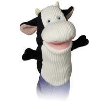 Plush Moo Moo Singing Cow Sock Puppet 12'