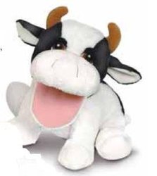 Plush Mookta Cow Puppet 11'