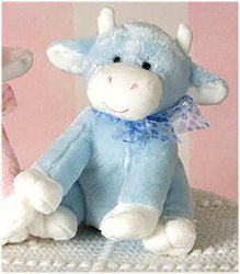 Plush Sweet Pea Blue Cow 9'