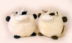 Roly Poly Plush Cow by Angel Toy Company