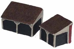 Terrain: 15mm Austrian/Bavarian - Village Cow & Tool Sheds