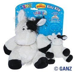 Webkinz Cow Kinz Klip WHT/MLT