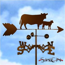 COW & CALF Weathervane