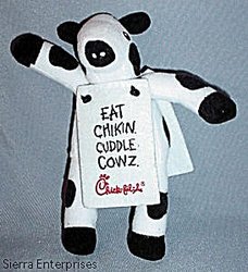 6' Cow Bennie; Chick Fil A; Eat Mor Chikin